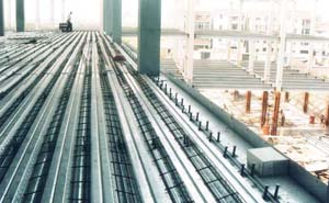 Steel floor deck